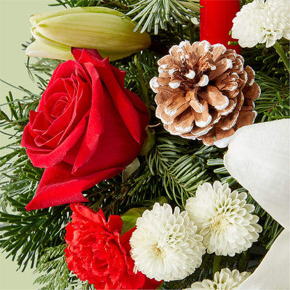 Seasonal Festivities Centerpiece – FRENCH'S NEW ALBANY FLOWER SHOP, New Albany MS