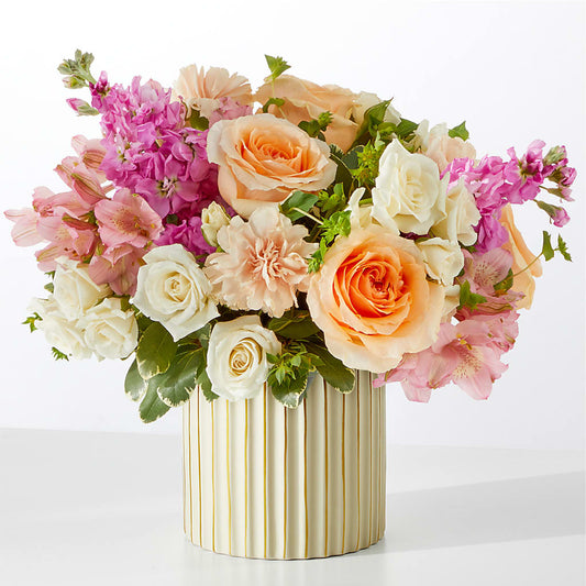 Paradise Bouquet with Ivory Vase – FRENCH'S NEW ALBANY FLOWER SHOP, New Albany MS