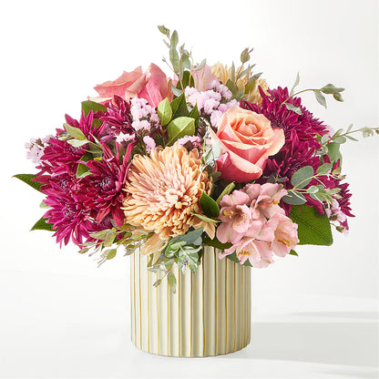 Berry Cobbler Bouquet with Ivory Vase – FRENCH'S NEW ALBANY FLOWER SHOP, New Albany MS