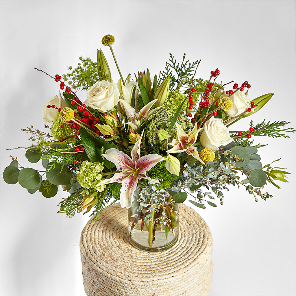 Berry & Bright Bouquet – FRENCH'S NEW ALBANY FLOWER SHOP, New Albany MS