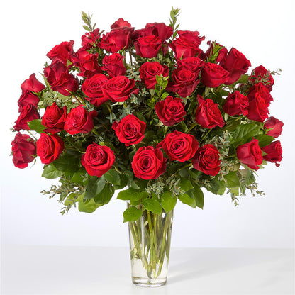 Forever Yours Fifty Stem Red Rose Bouquet – FRENCH'S NEW ALBANY FLOWER SHOP, New Albany MS